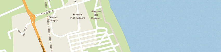 Mappa della impresa autocarrozzeria la centrale di m ciccolone e c snc a TORTORETO
