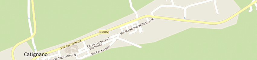 Mappa della impresa farmacia rossano a CATIGNANO