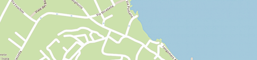 Mappa della impresa albergo miramare e castello a ISCHIA