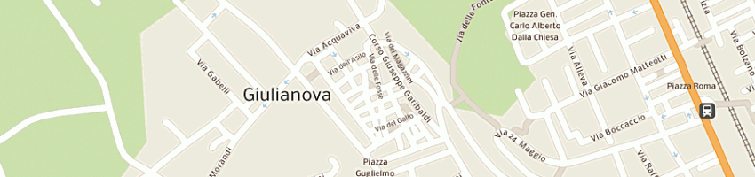 Mappa della impresa bellagamba panificio a GIULIANOVA