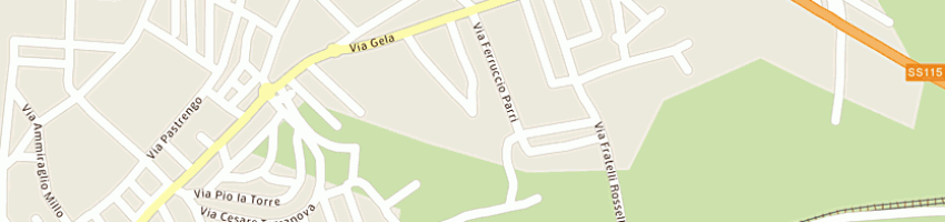 Mappa della impresa scuola materna rosa agazzi a AGRIGENTO