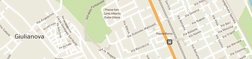 Mappa della impresa tecnall srl a GIULIANOVA