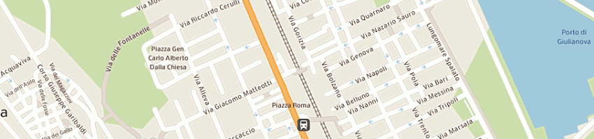 Mappa della impresa onda srl a GIULIANOVA