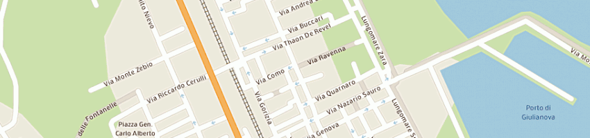 Mappa della impresa edilmaca (snc) a GIULIANOVA