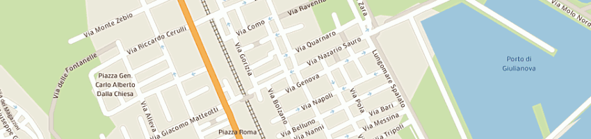 Mappa della impresa impresa ambiente - srl a GIULIANOVA