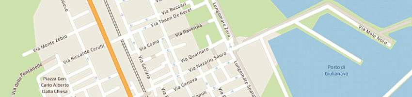 Mappa della impresa assicurazione merletti francesco e di palma velia snc a GIULIANOVA