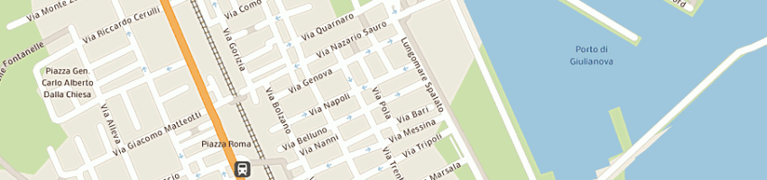 Mappa della impresa tanzi giorgio a GIULIANOVA