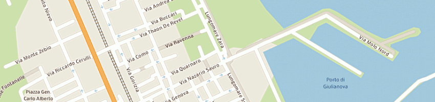Mappa della impresa gica di di bartolomeo carlo e c snc a GIULIANOVA