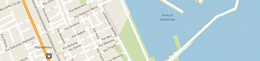 Mappa della impresa osteria dal moro a GIULIANOVA