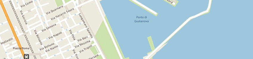 Mappa della impresa bar della cupola a GIULIANOVA