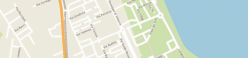 Mappa della impresa montefiore gino a GIULIANOVA