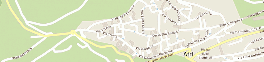 Mappa della impresa alimentari di rosalini grazietta a ATRI
