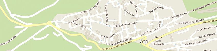 Mappa della impresa bar gran caffe' a ATRI