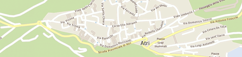 Mappa della impresa pavone guido a ATRI