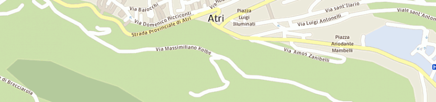 Mappa della impresa ristorante locanda cavalieri a ATRI