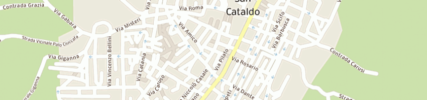 Mappa della impresa giambra salvatore a SAN CATALDO