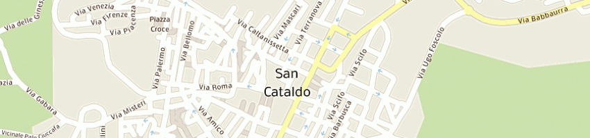 Mappa della impresa panificio scozzese a SAN CATALDO