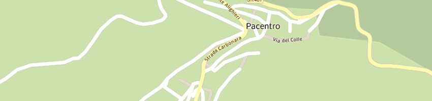 Mappa della impresa comune di pacentro a PACENTRO