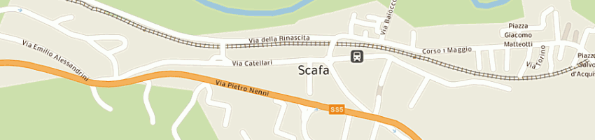 Mappa della impresa daily shop srl a SCAFA