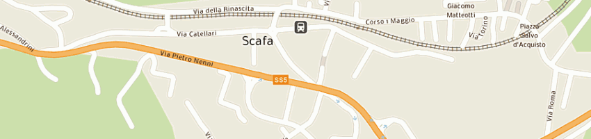 Mappa della impresa sama spa a SCAFA