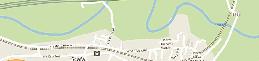 Mappa della impresa edilbreda srl a SCAFA