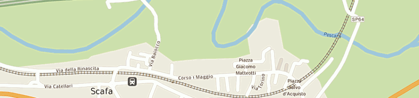 Mappa della impresa de sanctis sportec srl a SCAFA