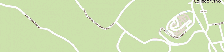 Mappa della impresa giovanetti vincenzo a COLLECORVINO