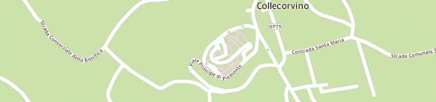 Mappa della impresa idea costruzioni srl a COLLECORVINO