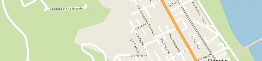 Mappa della impresa tercal srl a ROSETO DEGLI ABRUZZI