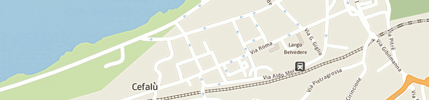Mappa della impresa d'anna santa a CEFALU 