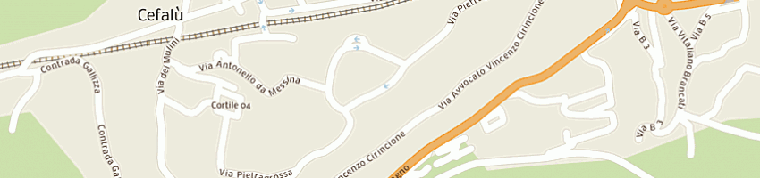 Mappa della impresa tecno impianti di cinquegrani angelo snc a CEFALU 