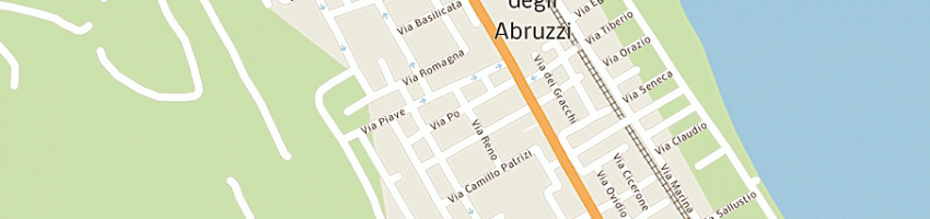 Mappa della impresa la locanda di malu' di ranalli e giagulli a ROSETO DEGLI ABRUZZI
