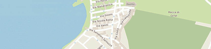 Mappa della impresa gugliuzza maria a CEFALU 