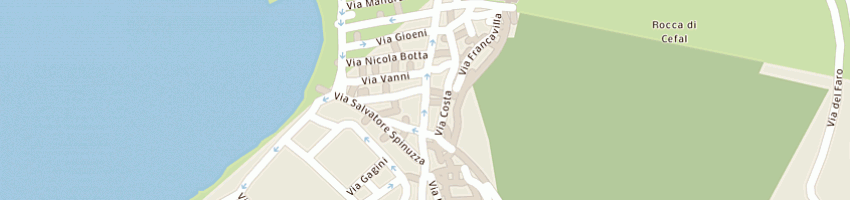Mappa della impresa chez aldo di mento giuseppa e c snc a CEFALU 