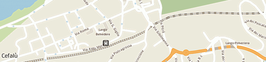 Mappa della impresa rc ricambi srl a CEFALU 