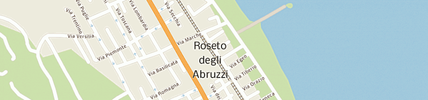 Mappa della impresa pensione franca a ROSETO DEGLI ABRUZZI
