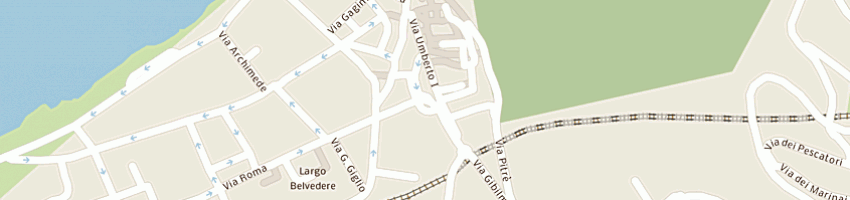 Mappa della impresa glorioso nicolo' a CEFALU 