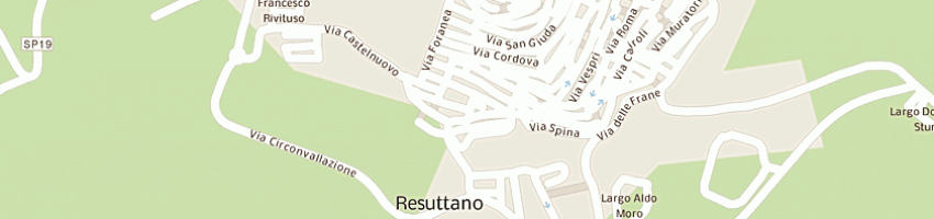 Mappa della impresa di prima gandolfo a RESUTTANO