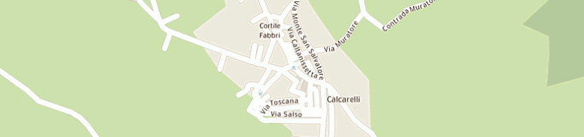 Mappa della impresa poste italiane - ente pubblico - ufflocale di calcarelli a CASTELLANA SICULA