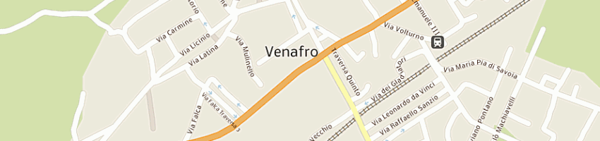 Mappa della impresa autoscuola la tecnica mancone a VENAFRO