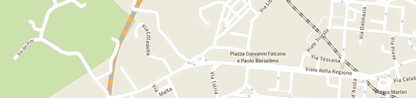 Mappa della impresa elettroforniture di vita di di vita maria e c sas a CALTANISSETTA