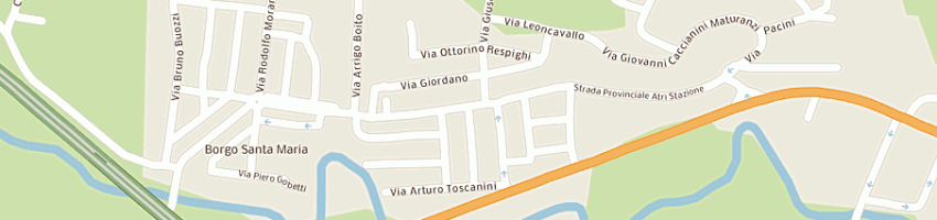 Mappa della impresa tumini vincenzo a PINETO