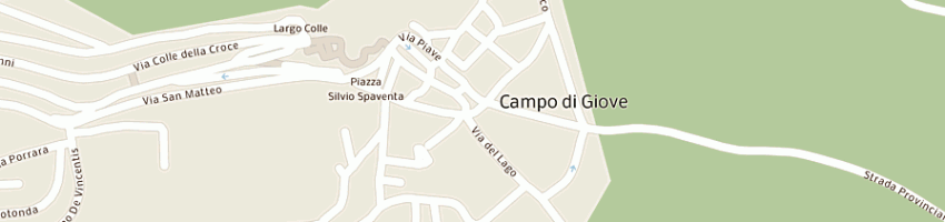 Mappa della impresa di marzio fiorella a CAMPO DI GIOVE