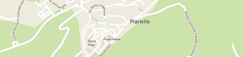 Mappa della impresa federazione provinciale coldiretti a PIANELLA