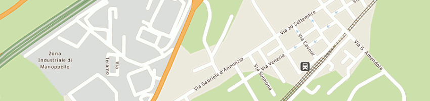 Mappa della impresa cerasa luigi a PESCARA