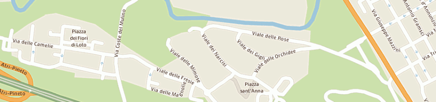 Mappa della impresa di pentima enrico a PINETO
