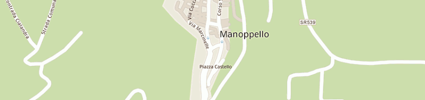 Mappa della impresa la bottega antica snc di d'alfonso annamaria e sonia a MANOPPELLO