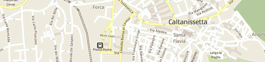Mappa della impresa clipper srl a CALTANISSETTA