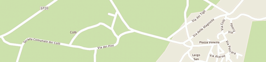 Mappa della impresa di cristoforo fernando a ROSCIANO