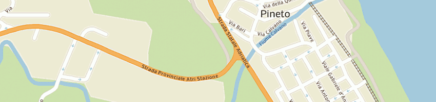 Mappa della impresa verzella beniamino e c sas a PINETO